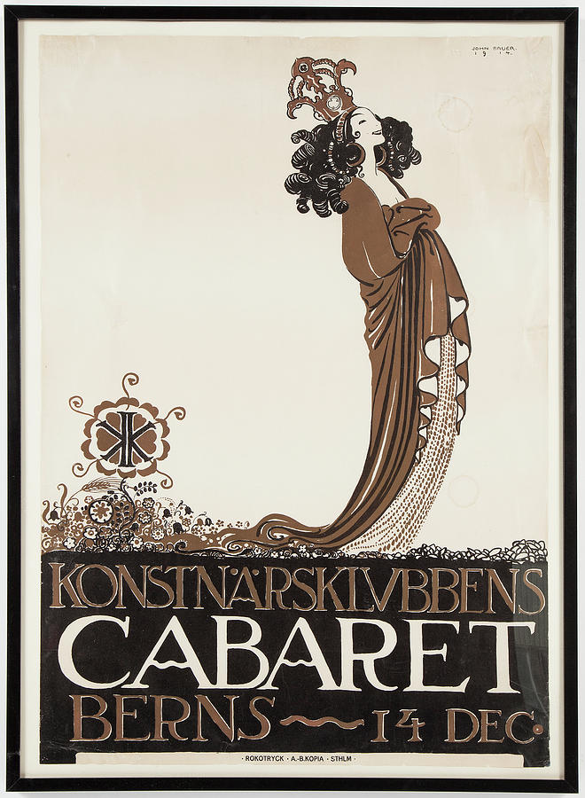  Club Cabaret Painting by John Bauer