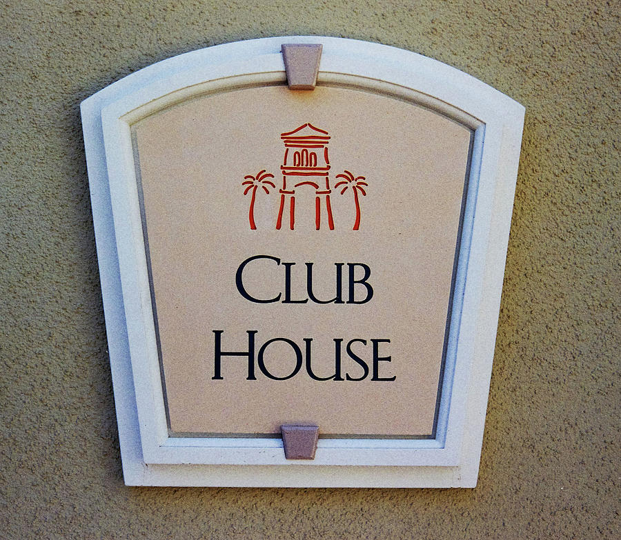 Club House Painting by Jeff Sartain