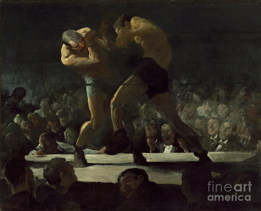 Club Night Painting by George Bellows