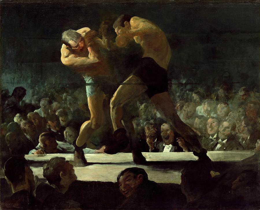 Club Night  Painting by George Wesley Bellows
