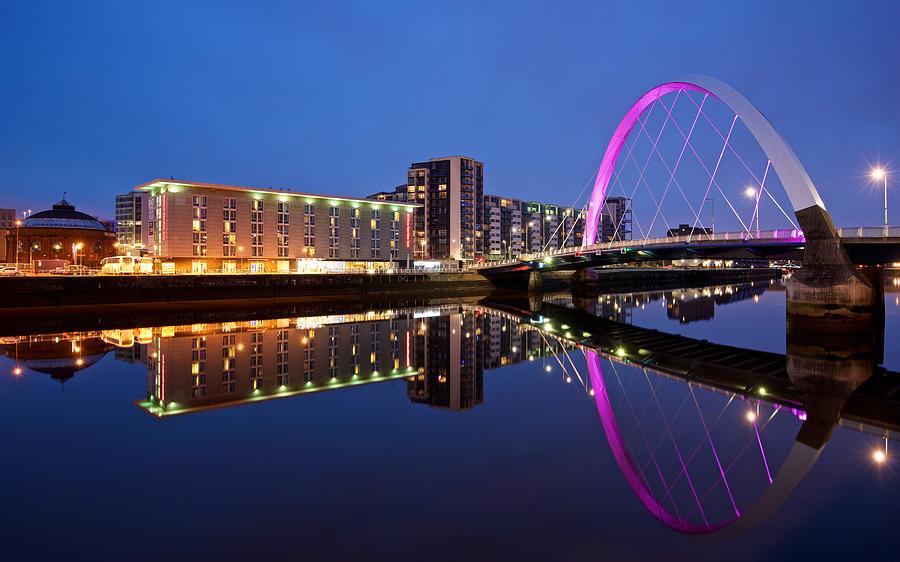 Clyde Arc Glasgow Photograph by Stephen Taylor