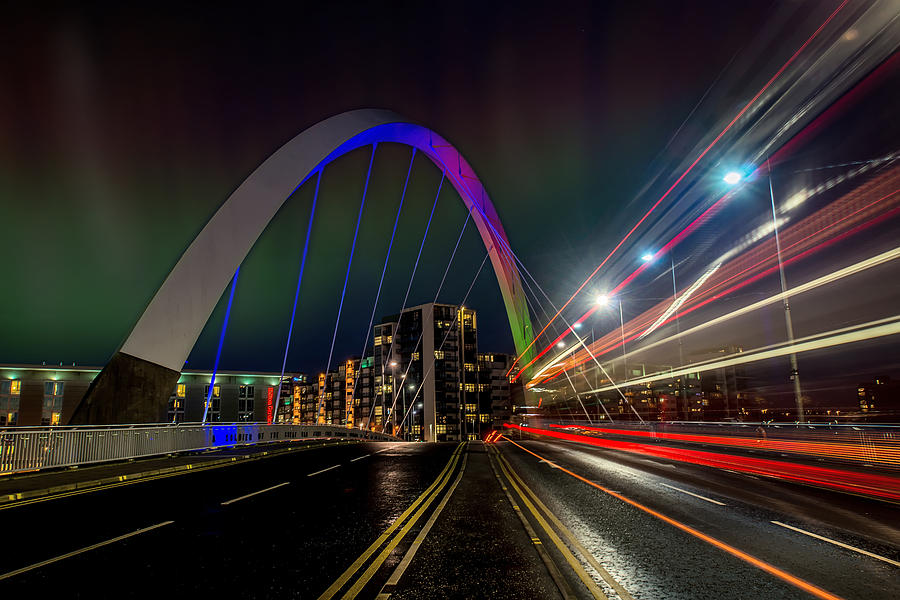 Bridge Photograph - Clyde Arc by Sam Smith Photography