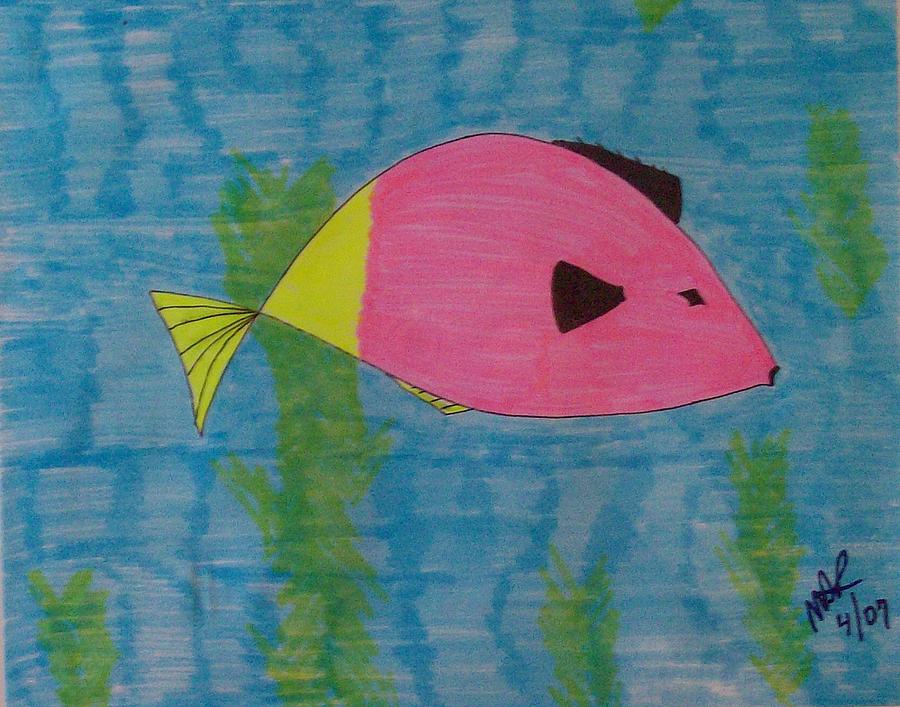 Fish Drawing - Clyde by Nicholas A Roes