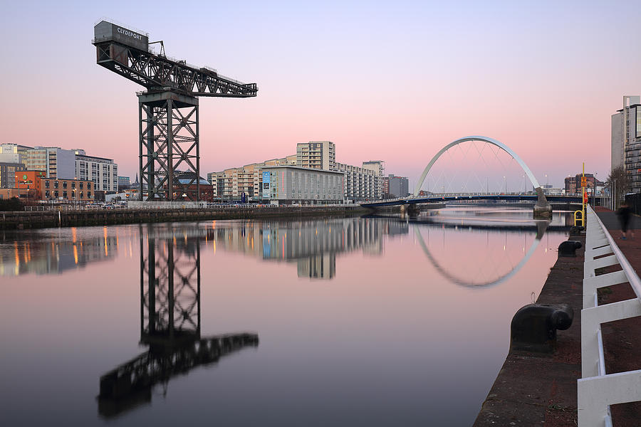Clyde Waterfront Hues Photograph by Grant Glendinning