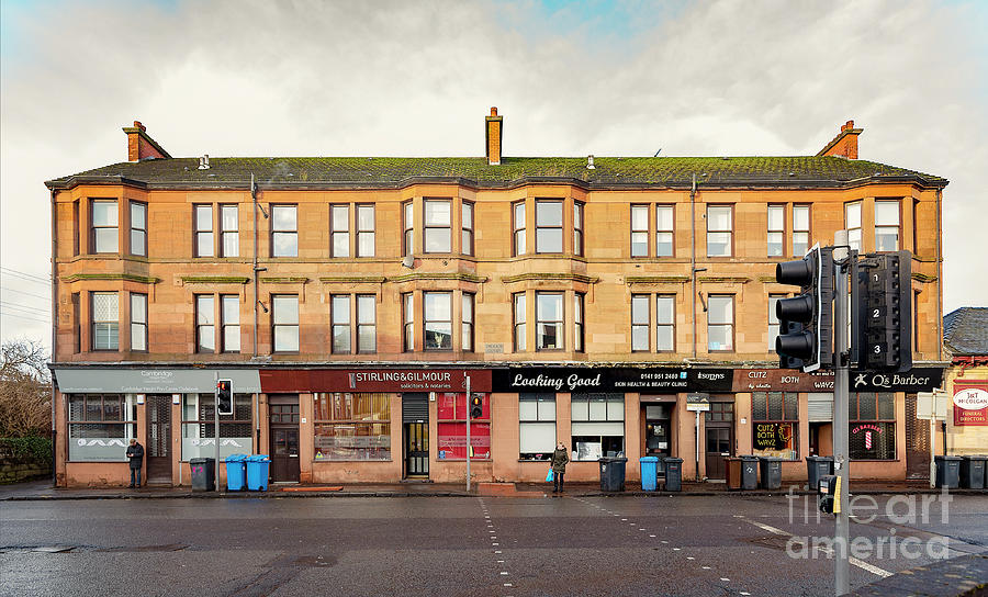 Clydebank Sandstone Tenement Kilbowie Road Photograph by Antony McAulay