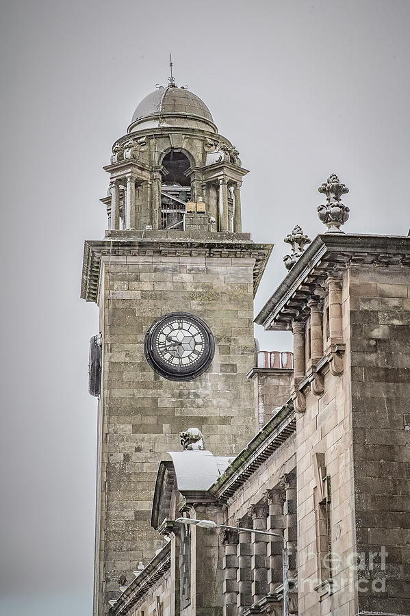 Clydebank Town Hall Clock Tower Photograph by Antony McAulay