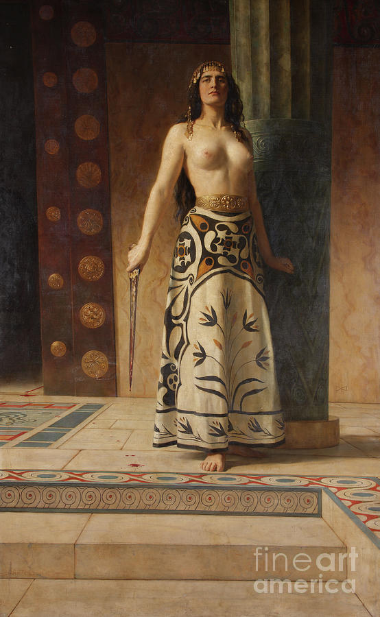 John Collier Painting - Clytemnestra by John Collier
