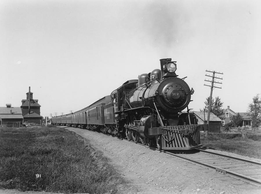 Locomotive in Fairchild Photograph by Chicago and North Western Historical Society