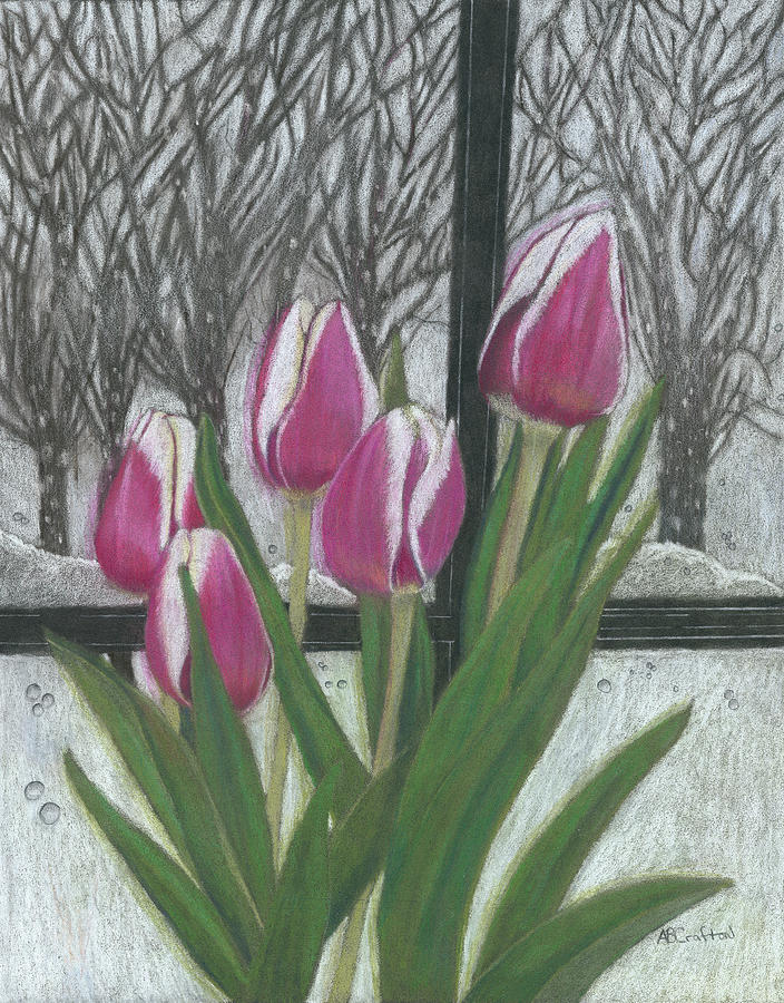 Cmon Spring Drawing by Arlene Crafton