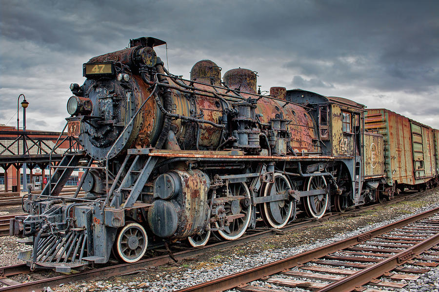 CN Locomotive 47 Photograph by Kristia Adams