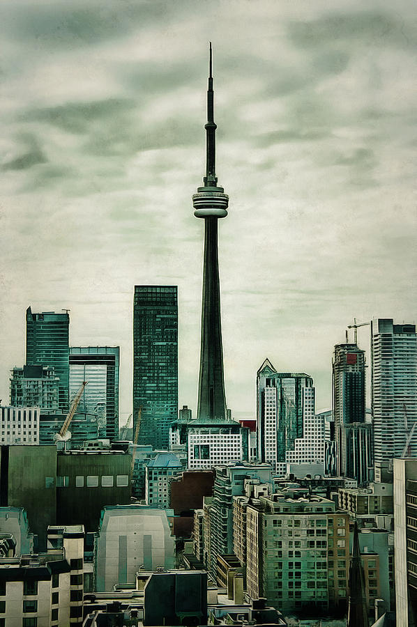 CN Tower Digital Art by JGracey Stinson