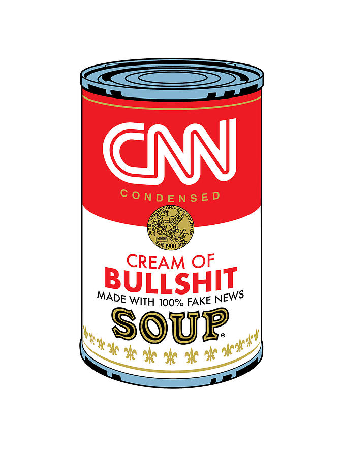 CNN Soup Can Digital Art by Gary Grayson