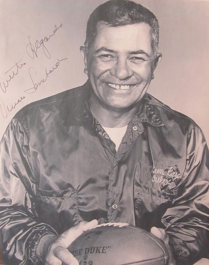 Coach Vince Lombardi Green Bay Packers Photograph by Donna Wilson.