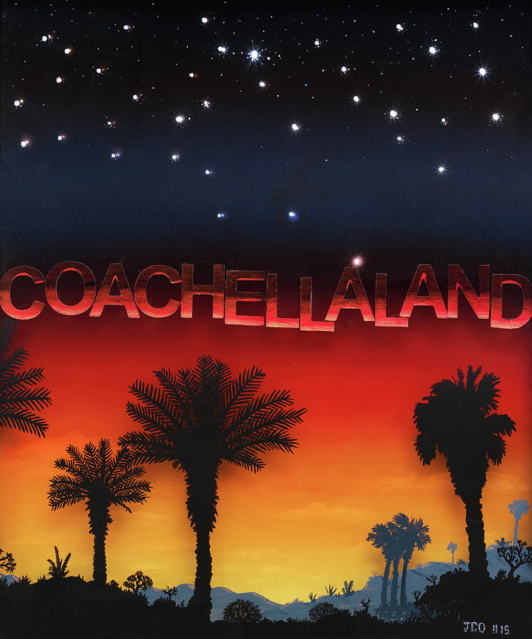 Coachellaland Painting by Jon Carroll Otterson