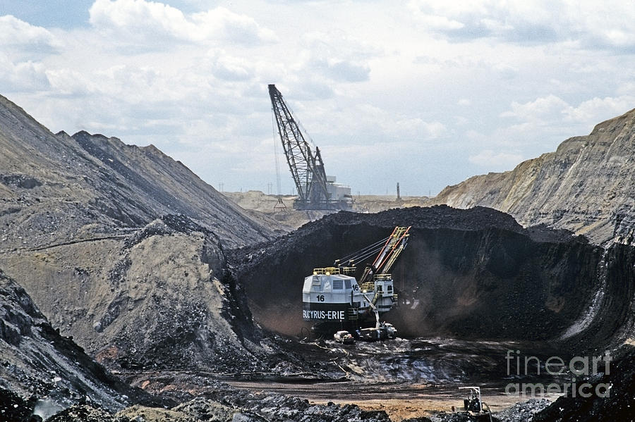 Coal Surface Mine Photograph by Inga Spence