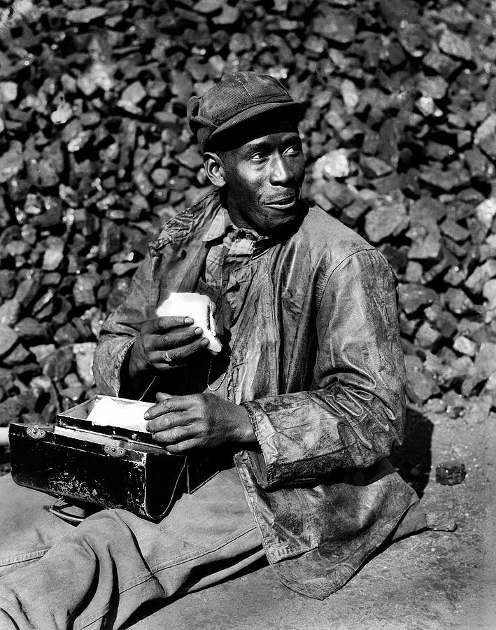 Coal Yard Worker - Oak Ridge Tennessee 1945 Photograph by Mountain Dreams