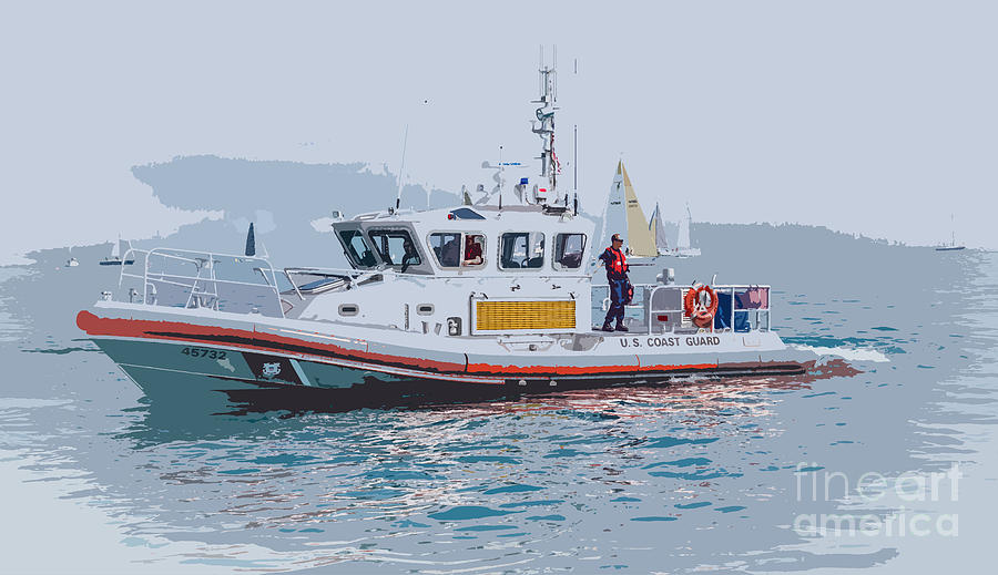 Coast Guard Boat Race Duty Photograph by Grace Grogan
