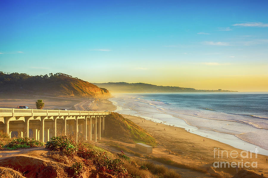 San Diego Photograph - Coast Highway Del Mar by Art Wager