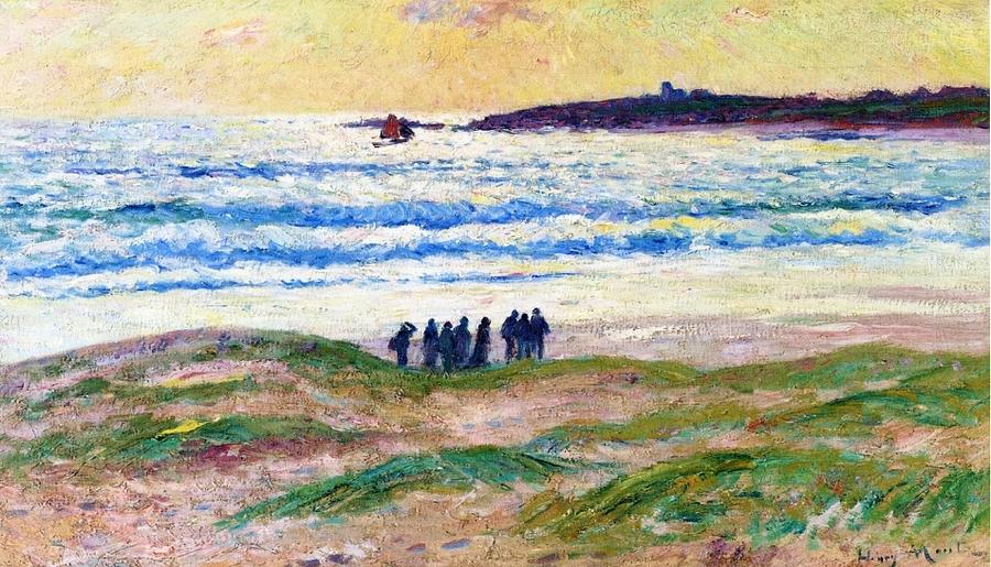Coast of Brittany Painting by Henri Moret
