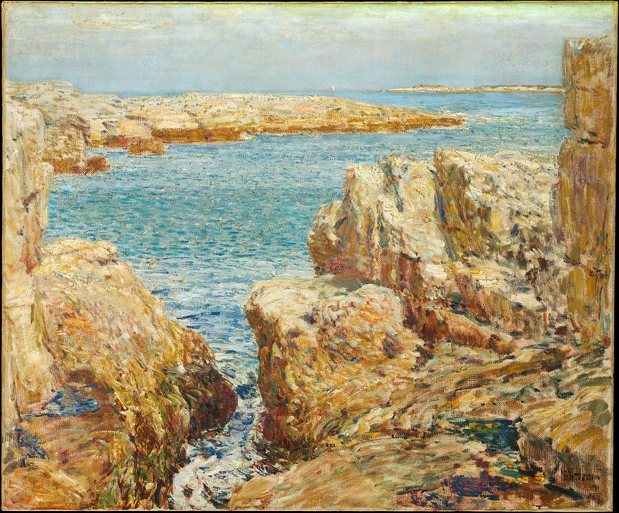Coast Scene Isles of Shoals Painting by Childe Hassam
