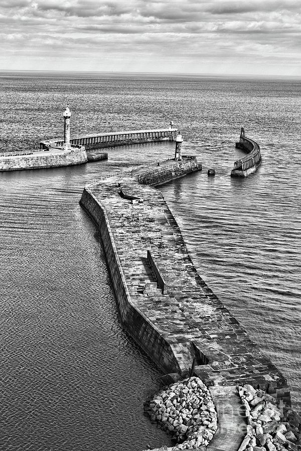 Coast - Whitby Harbour Photograph by Esoterica Art Agency
