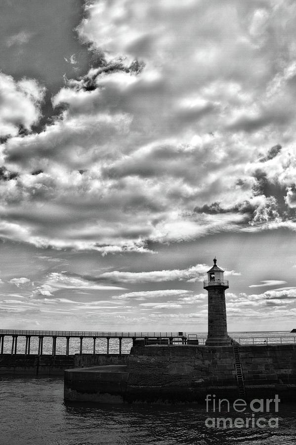 Coast - Whitby Lighthouse Photograph by Esoterica Art Agency