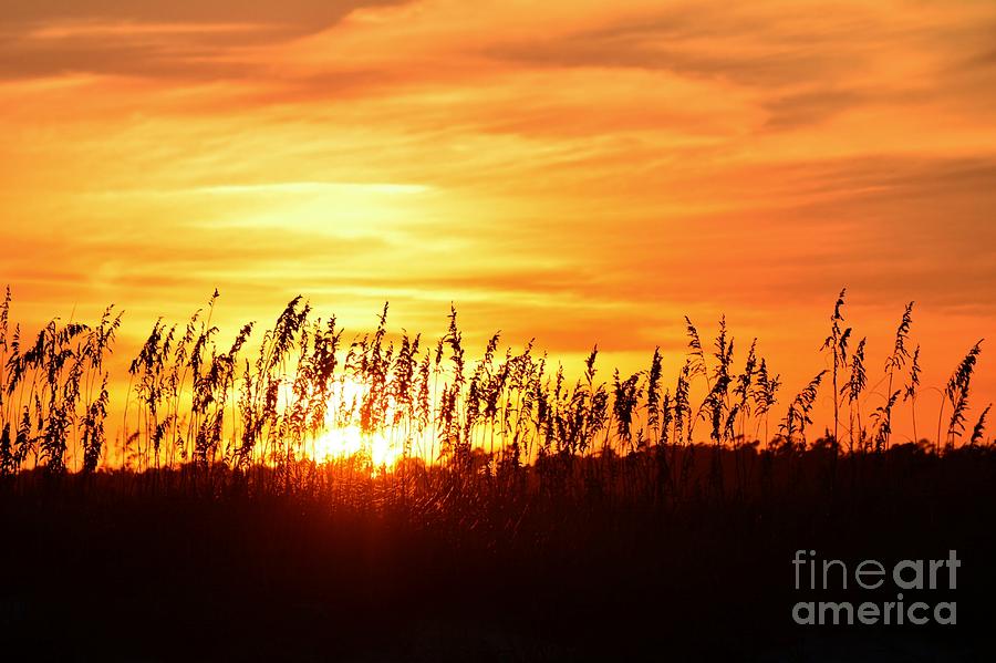 Sunset Photograph - Coastal Autumn Sky by Kelly Nowak