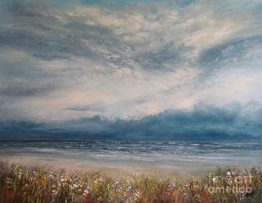 Coastal Beauty Painting by Valerie Travers