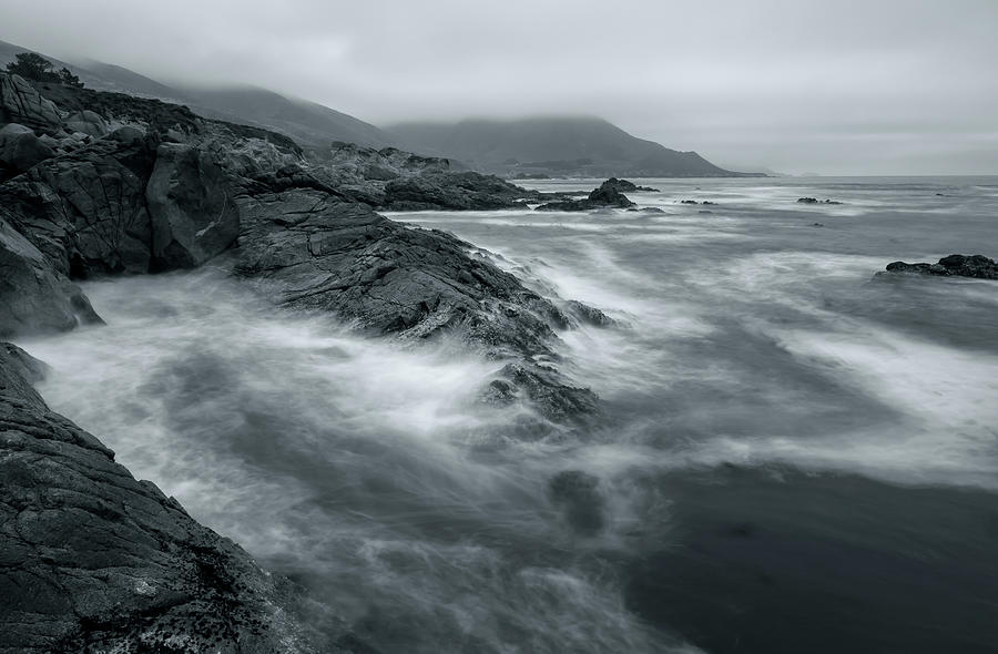 coastal BW Photograph by Jonathan Nguyen