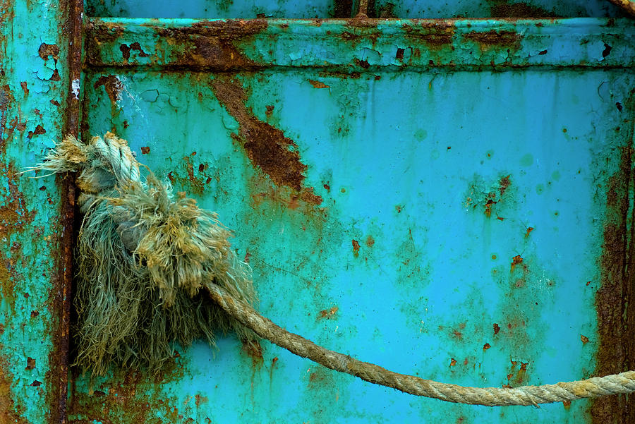 Coastal Colors - Boat Rust Photograph by Frank Tschakert