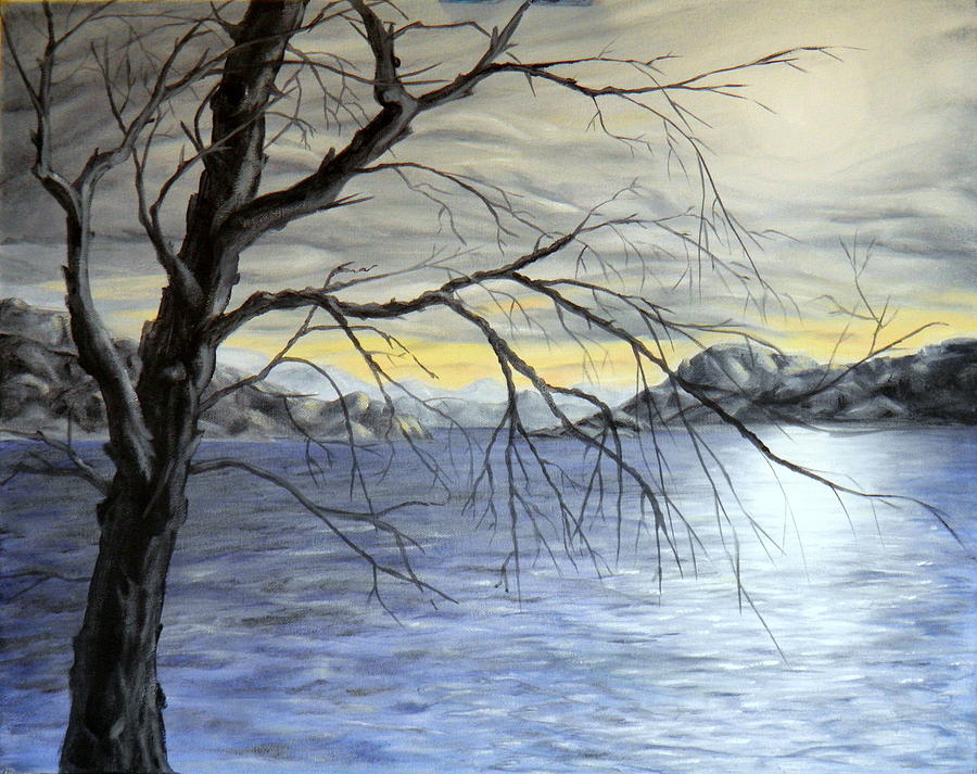 Coastal Evening Painting by Ida Eriksen