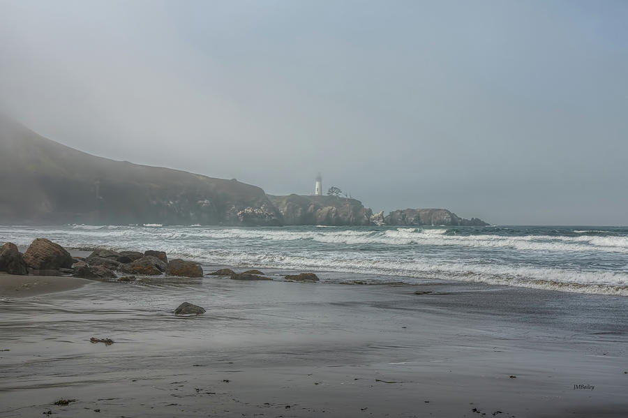 Coastal Fog Photograph by John M Bailey