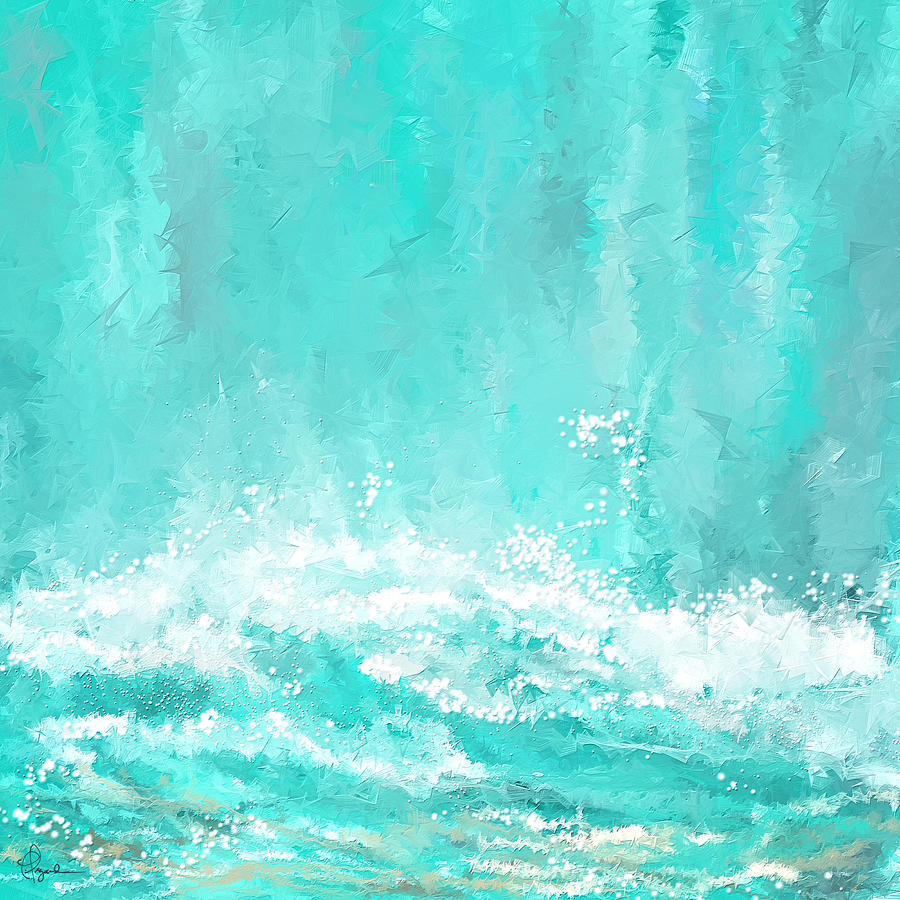 Coastal Inspired Art Painting by Lourry Legarde Coastal Inspired Art Painting by Lourry Legarde
