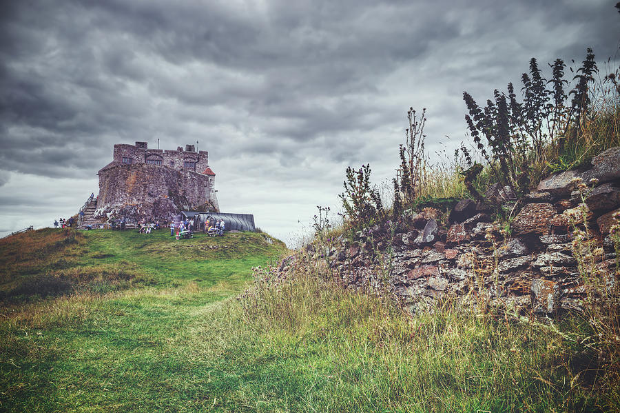 Castle Photograph - Coastal Lindisfarne by Ray Devlin