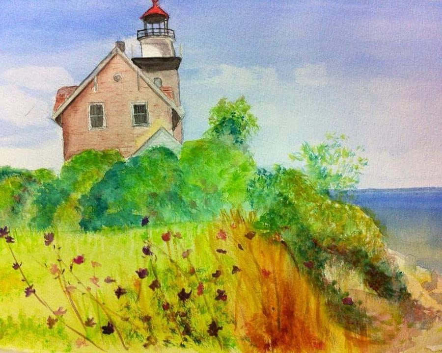 Coastal living Painting by Tiffany Albright