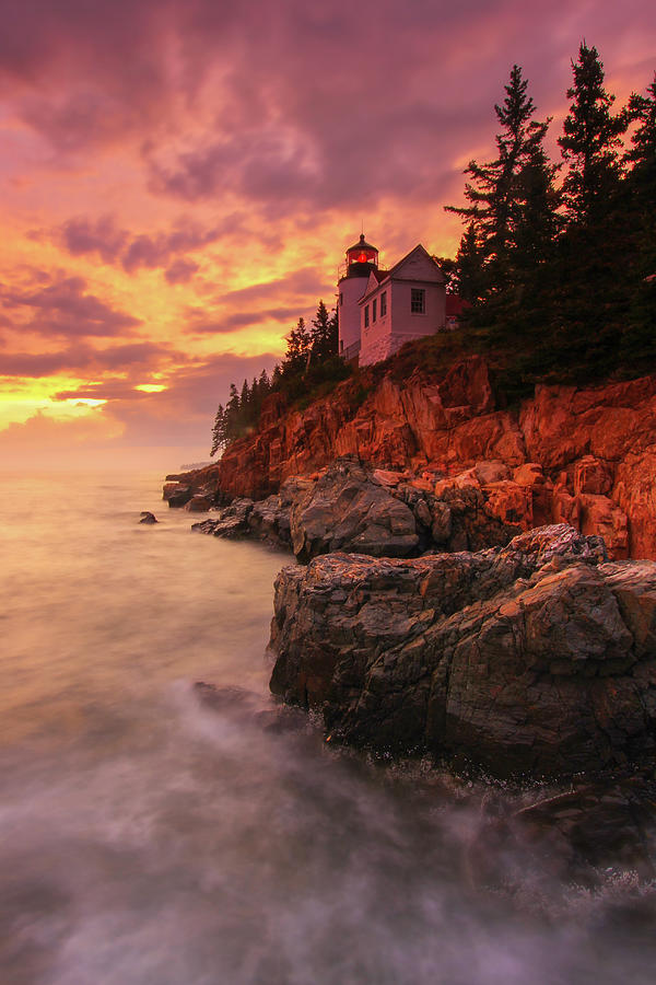 Coastal Maine Lighthouse Photograph by Juergen Roth