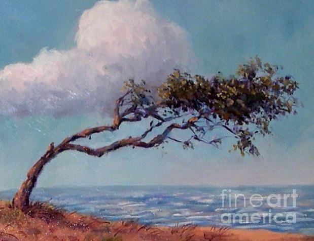 Oak Tree Painting - Coastal Oak by Roberta Sharp