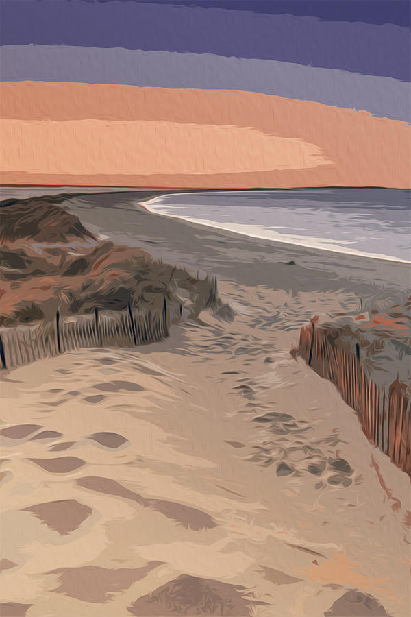 Coastal Paradise Painting by AM FineArtPrints