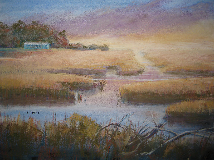 Coastal Quiet Painting by Shirley Braithwaite Hunt