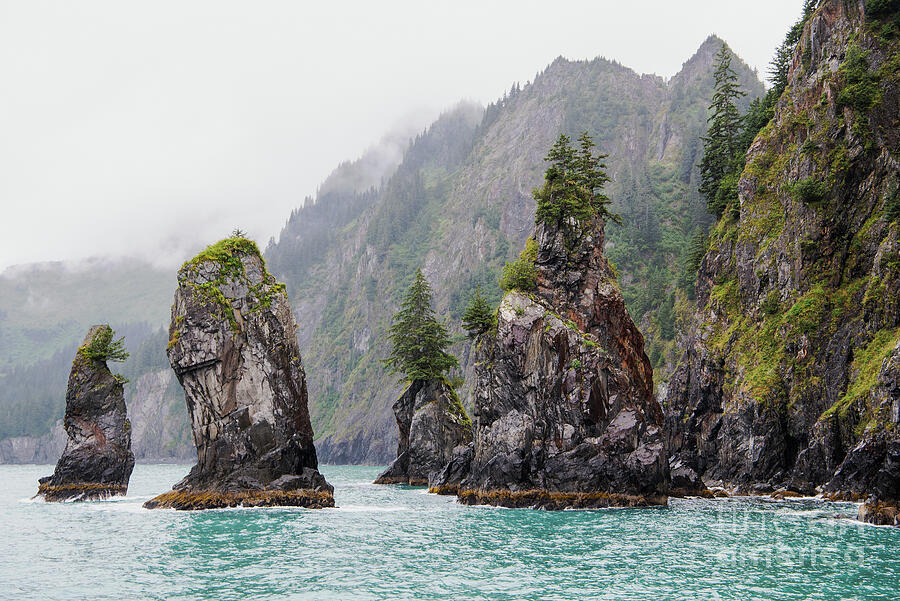 Coastal Rock Spires Photograph By Ralf Broskvar