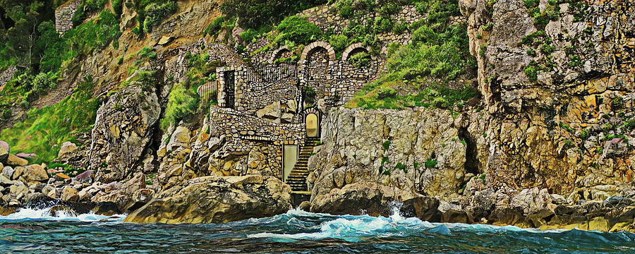 Coastal Roman Ruins Island of Capril Italy Photograph by Russ Harris