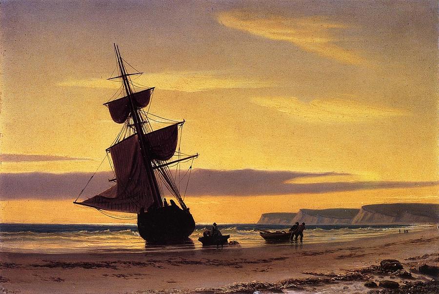 Coastal Scene Painting by Bradford William
