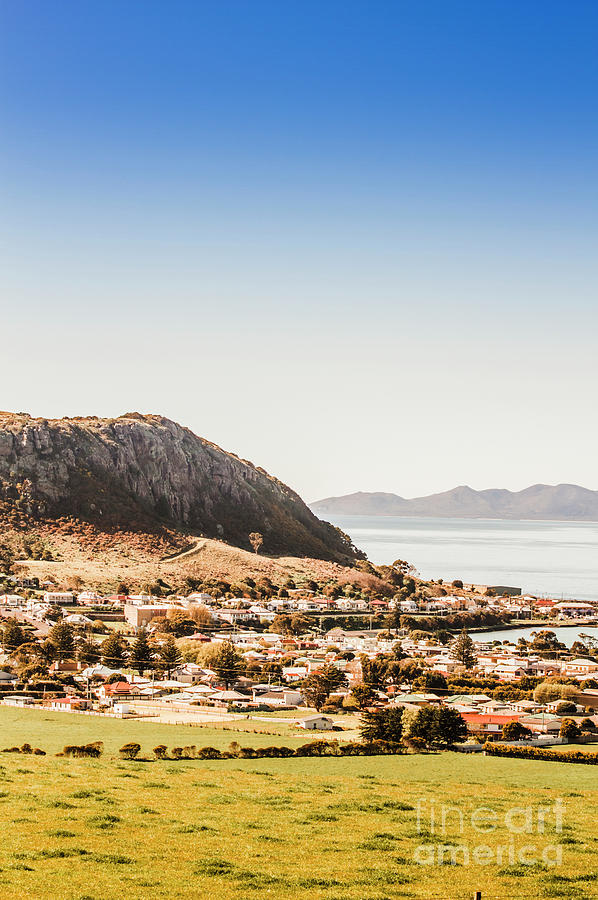 Coastal Tasmanian town Photograph by Jorgo Photography