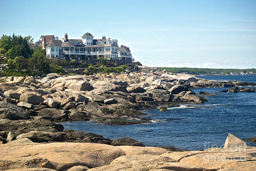 Coastal View Maine Painting by Paul Galante
