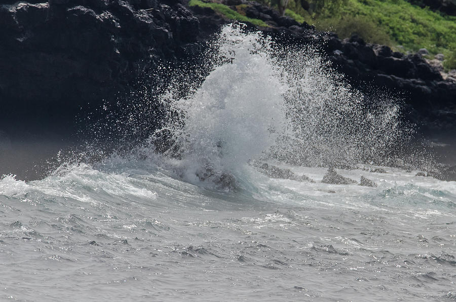 Coastal Wave Splashback Photograph by Harry Strharsky