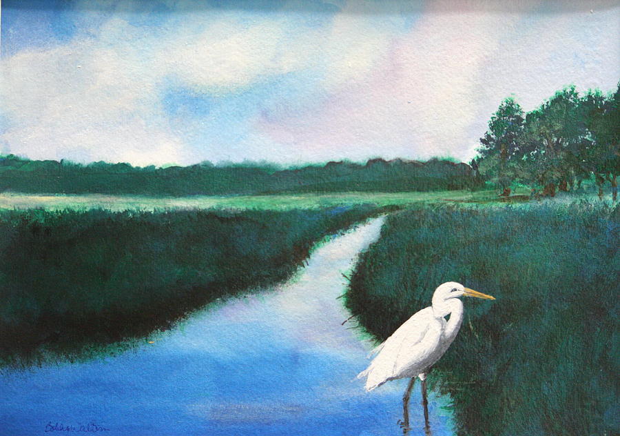 Coastal Wetlands Painting by Bobby Walters