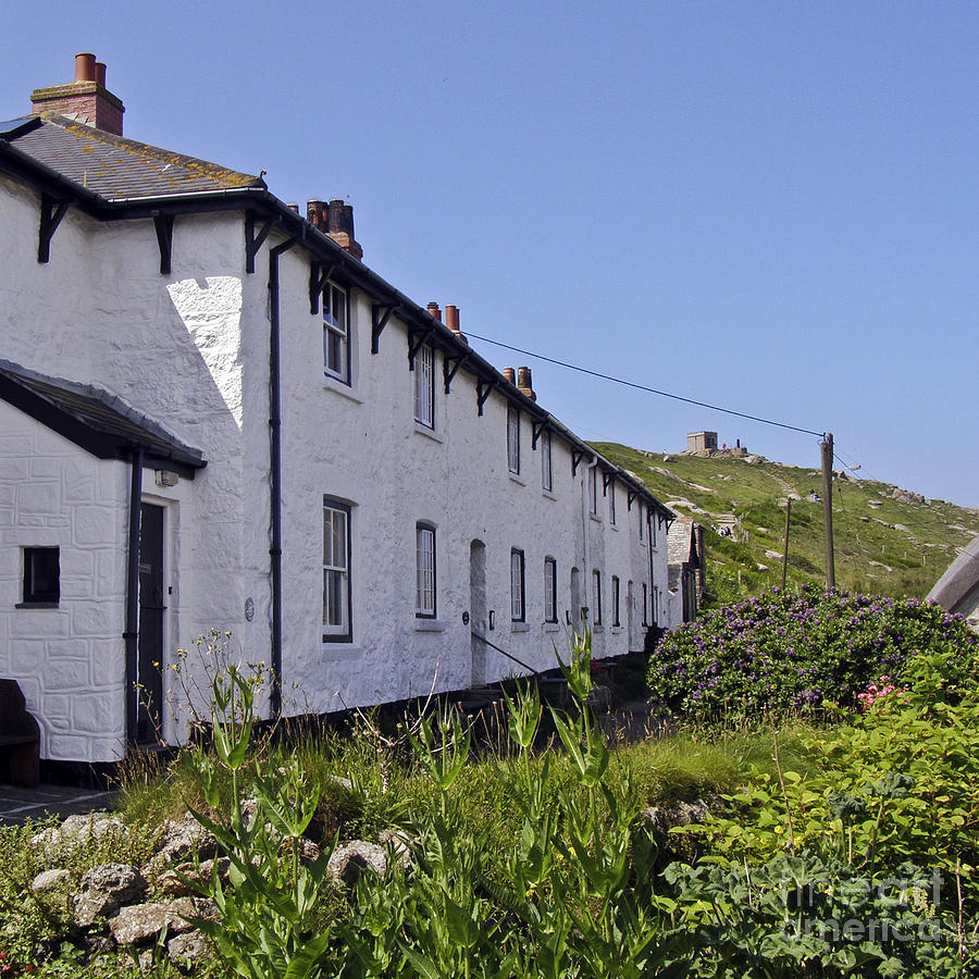 Cottage Photograph - Coastguards Row Sennen Cove by Terri Waters