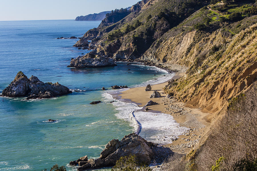Coastline in California  Photograph by John McGraw