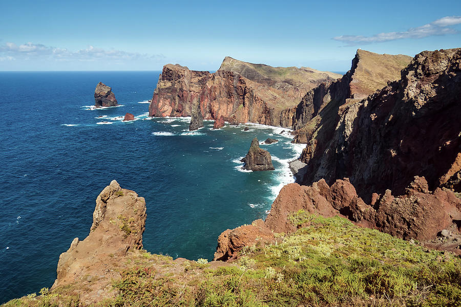 Coastline of Ponta de Sao Lourenco Photograph by Claudio Maioli