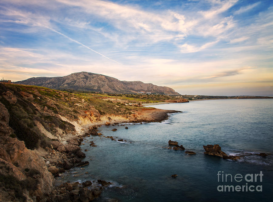Coastline on south east Crete Photograph by Sophie McAulay